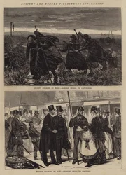 Antike und moderne Pilgerfahrten im Vergleich